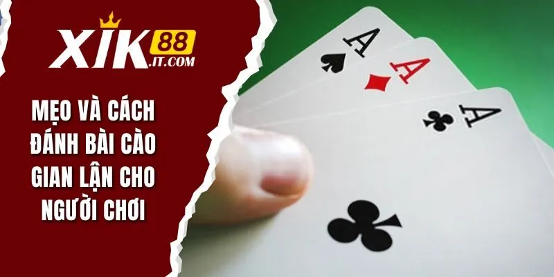 cách đánh bài cào gian lận